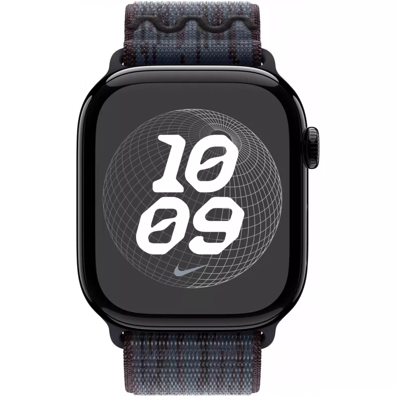 Band Apple 46mm Black/Blue Nike Sport Loop Smartwatch