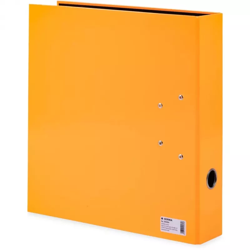 Ring Binder HERMA 20064 A4 Orange Round Ring 70mm