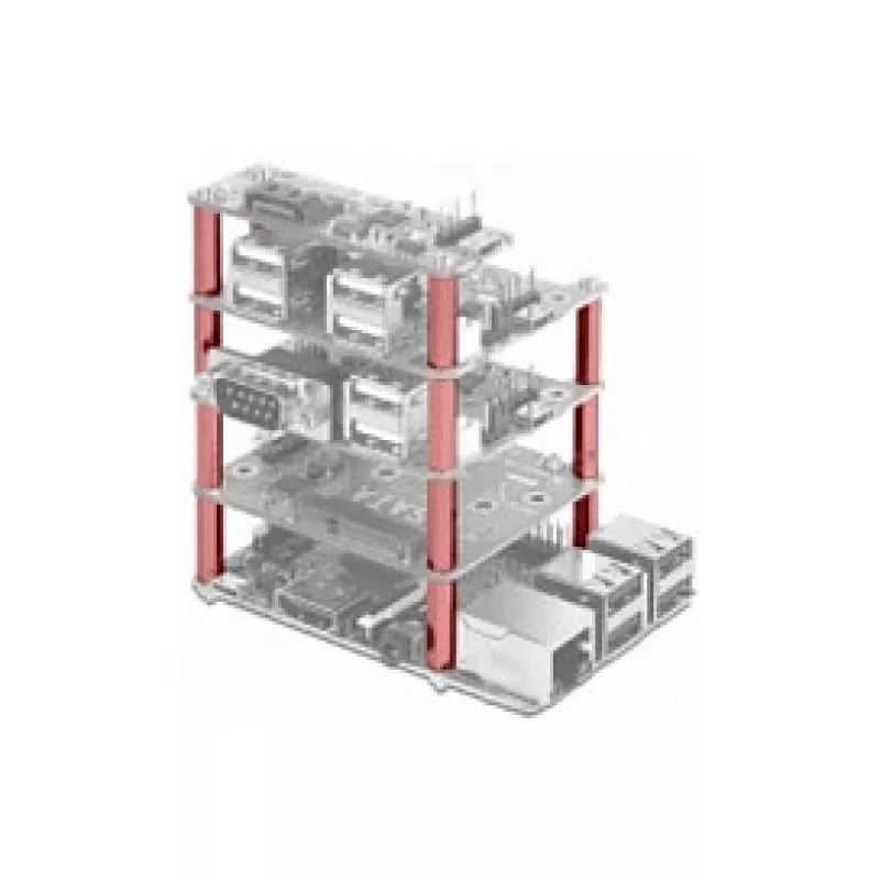 Development board accessory DELOCK 18215 — stainless steel, silver, depth 30 mm