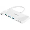 Goobay USB-C Multiport Adapter to 3x USB-A with Card Reader (40759)