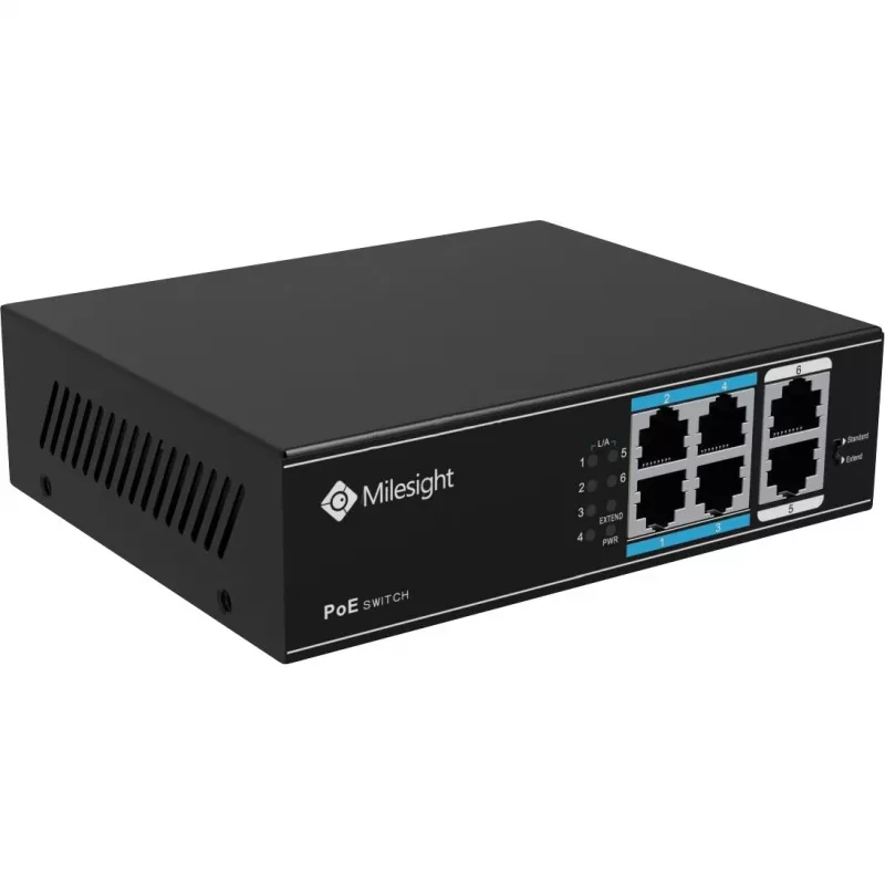 Switch Milesight MS-S0204-EL 4-port 1 Gigabit Ethernet unmanaged switch