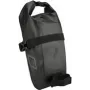 Bike saddle bag FISCHER Waterproof M — black, PVC material, under-seat storage