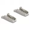 Cable boot DELOCK D-Sub plastic housing for 9‑pin male/female with rubber seals, grey, 31.2×47.9×16.6 mm