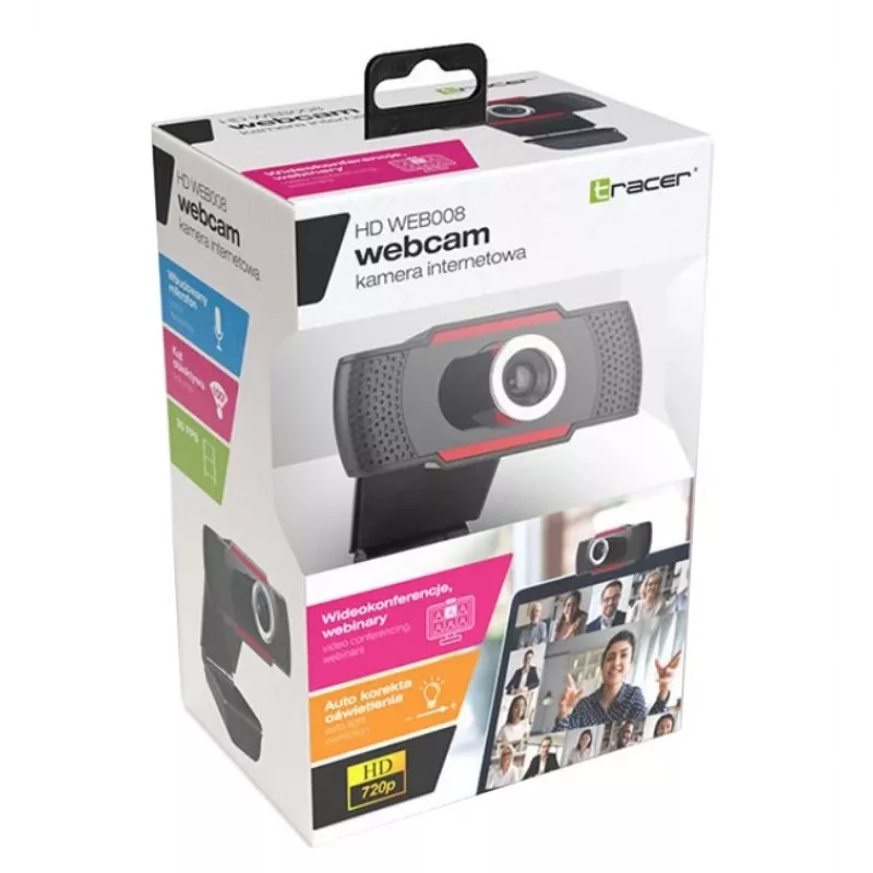 Camera Webcam HD Avec Microphone integrated Internet Tracer WEB008