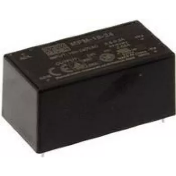 Power Adapter MEAN WELL MPM-15-24 15W 24V Input 90-264V