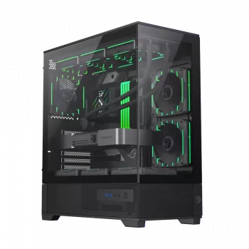 Gamemax Case | VISTA 2 AB | Black | Midi Tower | Power supply included No