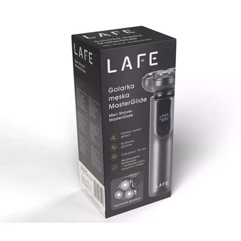 Electric shaver LAFE LAFGOL47537 rechargeable waterproof for wet and dry use