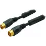 Coaxial Antenna Cable ShiverPeaks 80207-128-GS, 100% Shielded, Gold-Plated Connectors