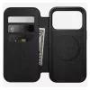 Mobile phone leather folio Nomad Modern Leather Folio Cover for iPhone 17 Pro, 16 cm (6.3 inch), black, 4 card pockets
