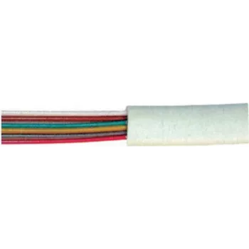 Telephone cable ShiverPeaks 6-wire flat, white, 20.0 m (model 76117-20)