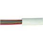 Telephone cable ShiverPeaks 6-wire flat, white, 20.0 m (model 76117-20)