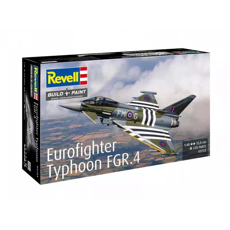 Scale Model Aircraft REVELL Eurofighter Typhoon FGR.4 1:48 Plastic Kit
