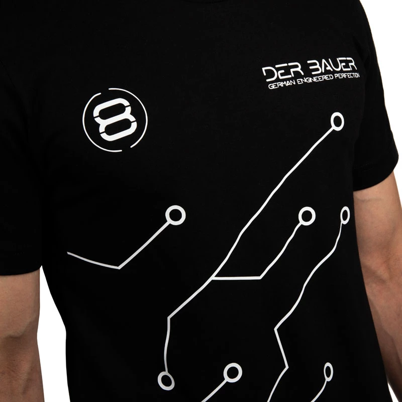 T-shirt der8auer PCB-Design, size M — der8auer branded apparel