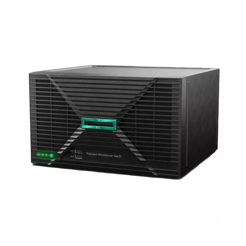 HPE ProLiant MicroServer Gen11 G7400 2-core VROC 4LFF-NHP 180W External PS Compute Module Server
