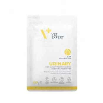 Wet veterinary diet for cats VETEXPERT Urinary, poultry, sachet 100 g, adult, sugar- and preservative-free