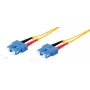 Fiber Optic Duplex Patch Cable ShiverPeaks SC-SC 9/125µm OS1/OS2 10 m