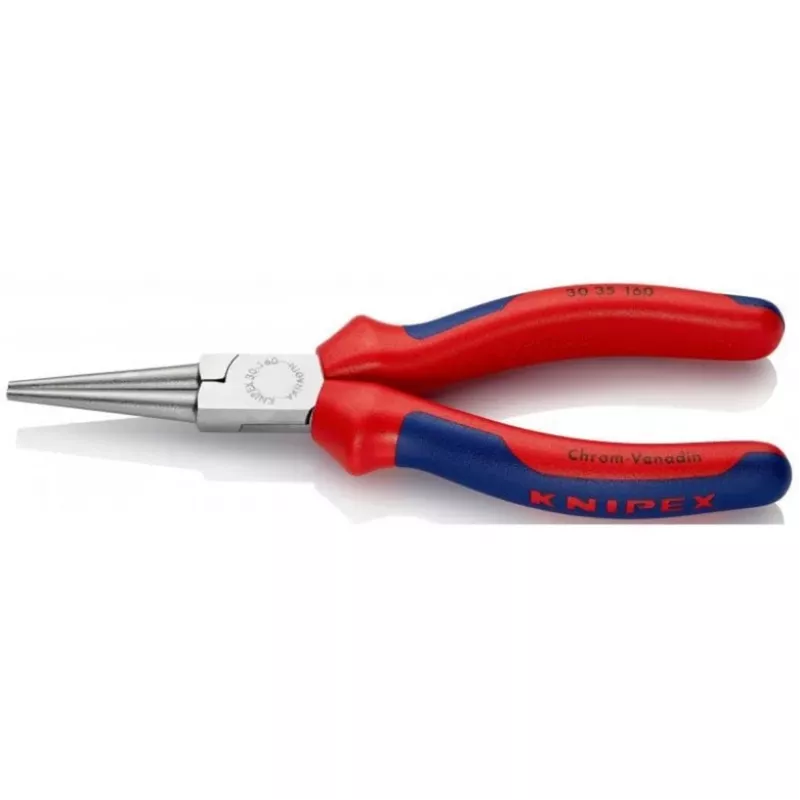 KNIPEX 30 35 160 - Needle-nose pliers - 2.5 mm - 4.1 cm - Steel - Blue/red - 16 cm