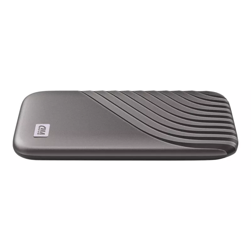 WD My Passport SSD WDBAGF0040BGY - SSD - encrypted - 4 TB - external (Portable) - USB 3.2 Gen 2 (USB-C Connector) - 256-Bit-AES - Grey