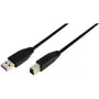 Logilink - USB Cable - 9-pin USB Type A (M) - 9-pin USB Type B (M) - 1 m (USB 3.0) (CU0023)