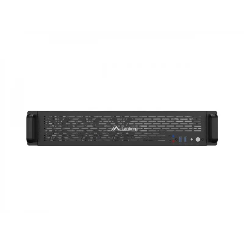 Rack Chassis Lanberg SC01-5202-12B 2U Black 3 Fans HDD+SSD