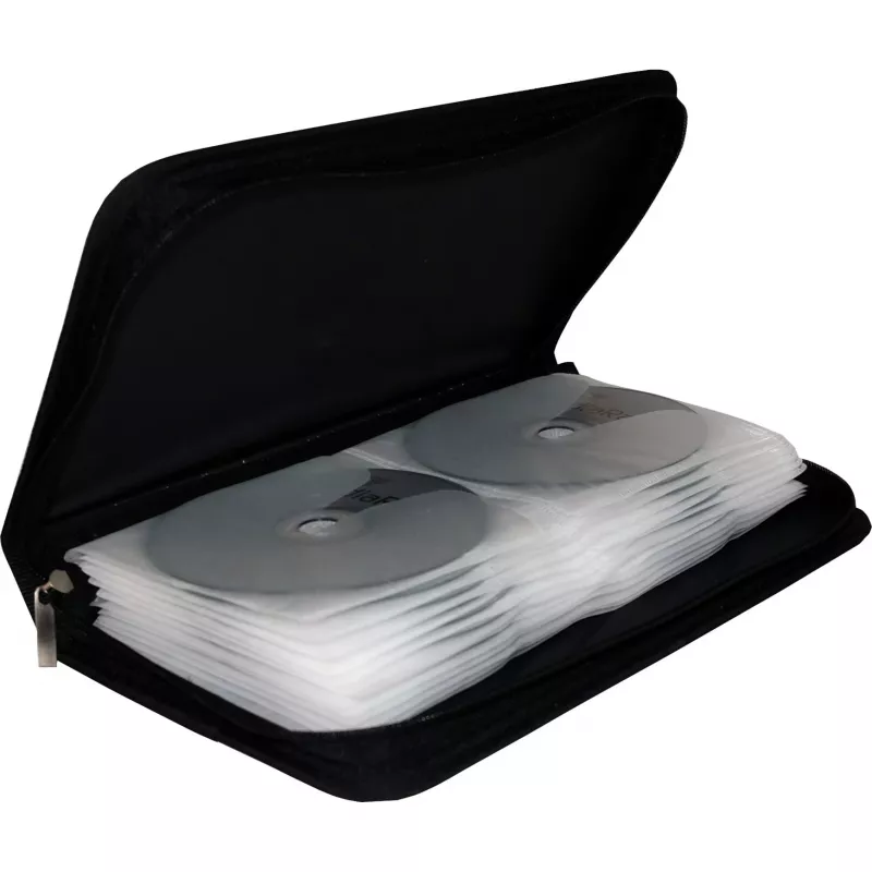 CD-wallet MediaRange for 48 CD/DVDs black retail (BOX51)
