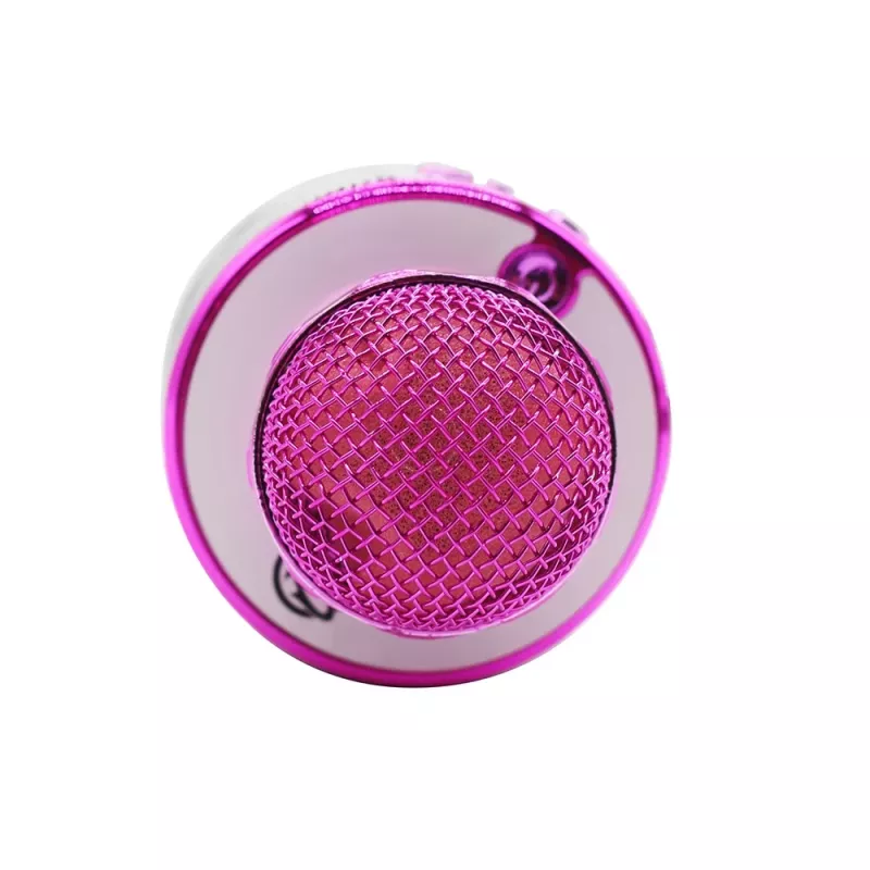 Microphone MANTA MIC11-PK Pink — wired 3.5 mm jack, lightweight handheld