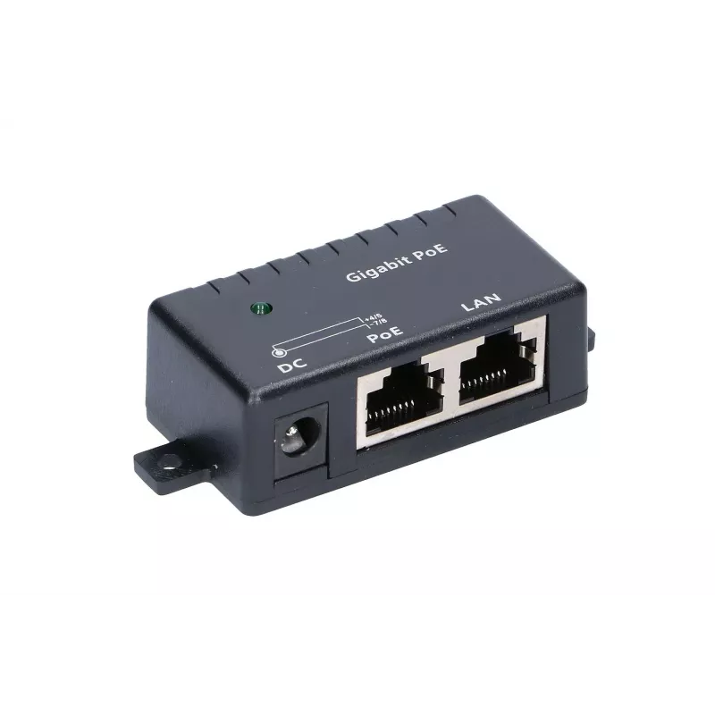 Gigabit PoE Injector Extralink 1 Port, 1x 1000Mb/s RJ45, Cube