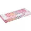 Deltaco GAM-021-RGB-P-DE - full size (100%) - USB - membrane key switch - QWERTZ - Pink