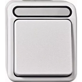 MERTEN push button sep.Meldekont MEG3154-8029 Normally Open Contact 1-pin light grey AQUASTAR MEG3 MEG3154-8029 (MEG3154-8029)