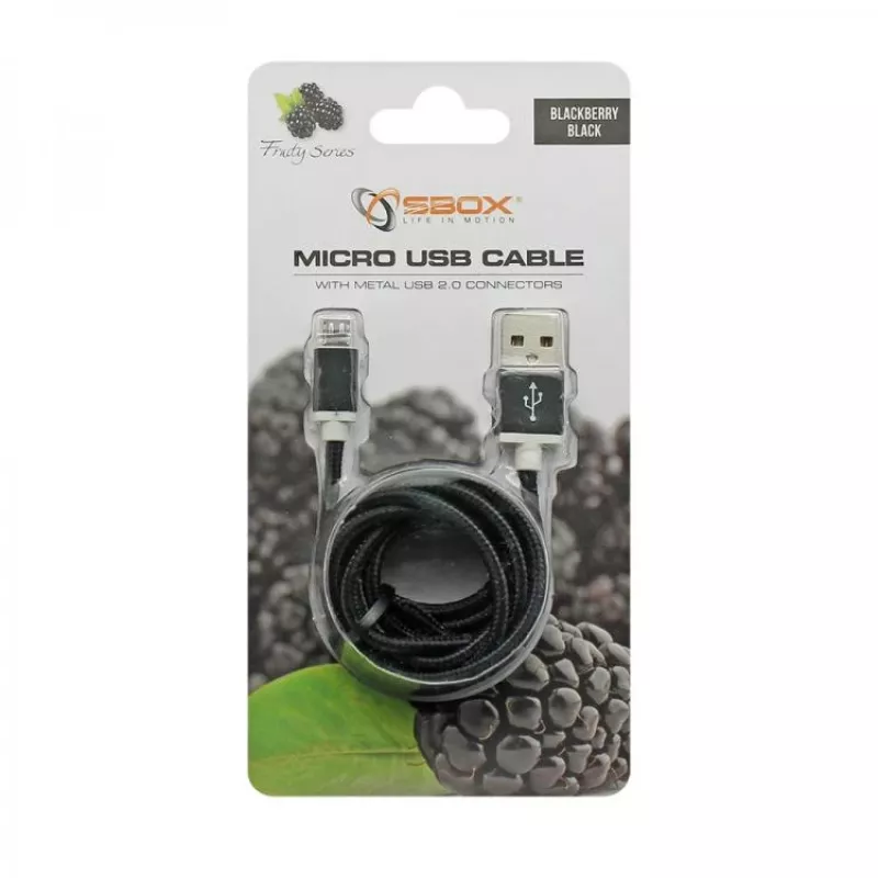Sbox USB->Micro USB M/M 1.5m USB-10315B black