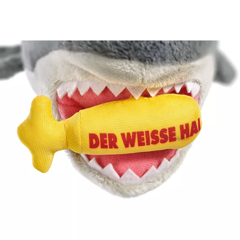 Soft toy Schmidt Spiele The White Shark plush figure, model 42841, stuffed animal