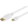 Wentronic Goobay DisplayPort zu mini DisplayPort Adapter Cable 1.2, White, 2 m - Mini DisplayPort-Plug > DisplayPort-Plug (52859)