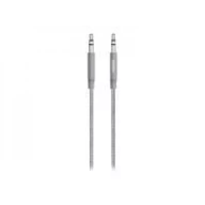 Linksys Belkin MIXIT Aux Cable - Audio Cable - Mini-Phone Stereo 3.5 mm (M) - Mini-Phone Stereo 3.5 mm (M) - 1.22 m - Grey (AV10164BT04-GRY)