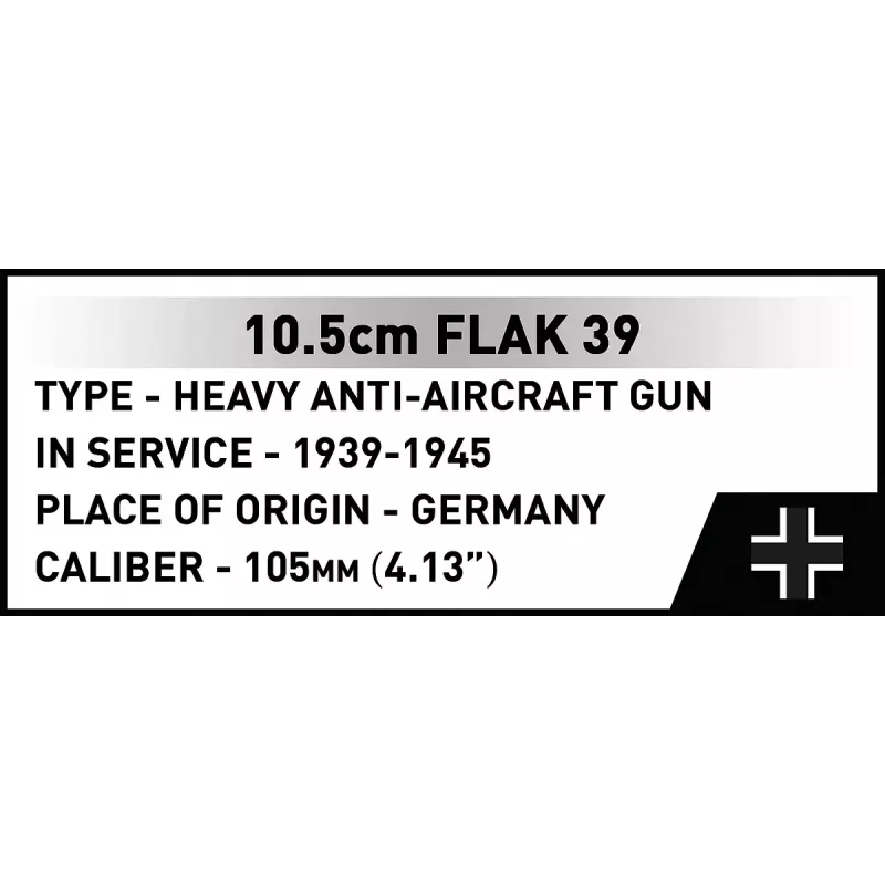 Construction Set Cobi Blocks 10.5 cm Flak 39 — 339 pieces