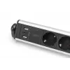 Digitus 6-way office power strip with 3x USB ports 1.5m cable