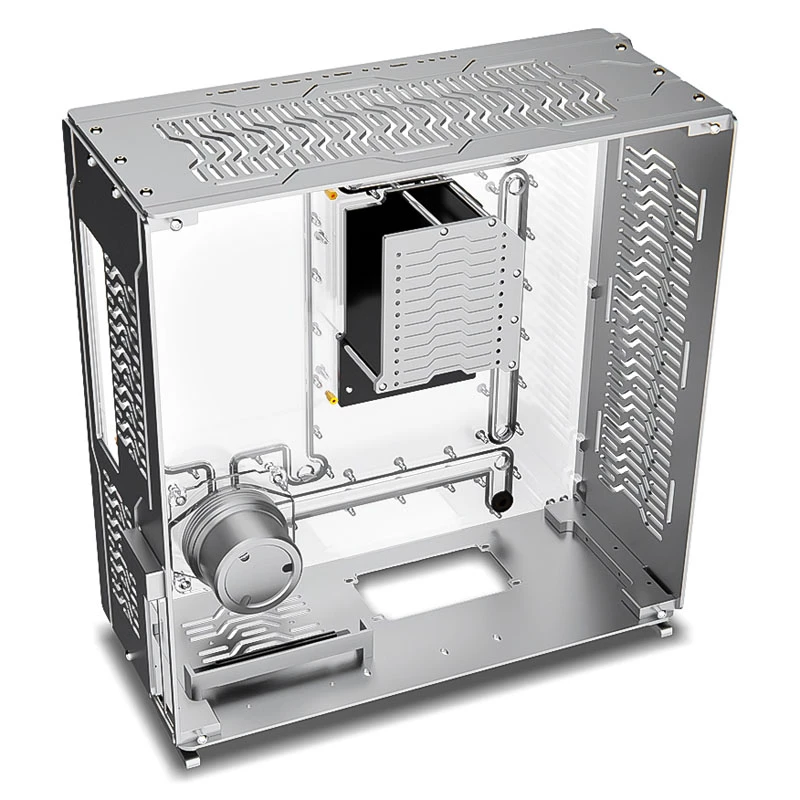 Singularity Computers Wraith ITX/DTX PC Case, Silver