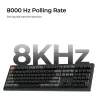 Mechanical keyboard Keychron V6 Ultra 8K — Full-size 100% QWERTY, Bluetooth, RGB, Black