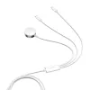 Magnetic Charger Joyroom S-IW008 Lightning USB-C 5V 1.2m White cable