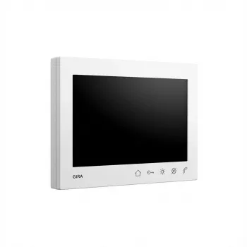 Video intercom GIRA 120903 surface-mount white — door station for video communication