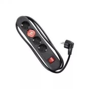 AC outlet Bachmann Smart Black 4 381.130K