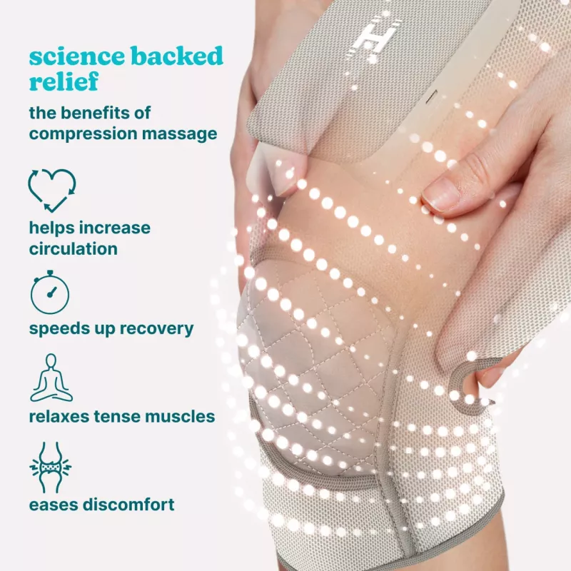 Adjustable Knee Wrap HoMedics SR-CMK10H — heat therapy for knee pain, adjustable fit