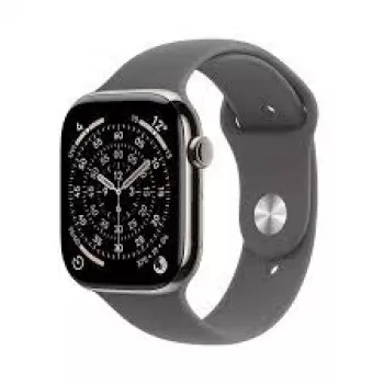 Smartwatch Apple Watch Series 11 GPS + Cellular 42mm Natural Titanium Case with Stone Grey Sport Band