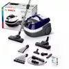 Wet & dry vacuum cleaner Bosch BWD 41740 AquaWash&Clean — 1700 W, 5 L tank, EPA filter, telescopic tube, 9 m radius, purple