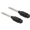 FireWire Cable DeLOCK FireWire B/B 1.0m Grey