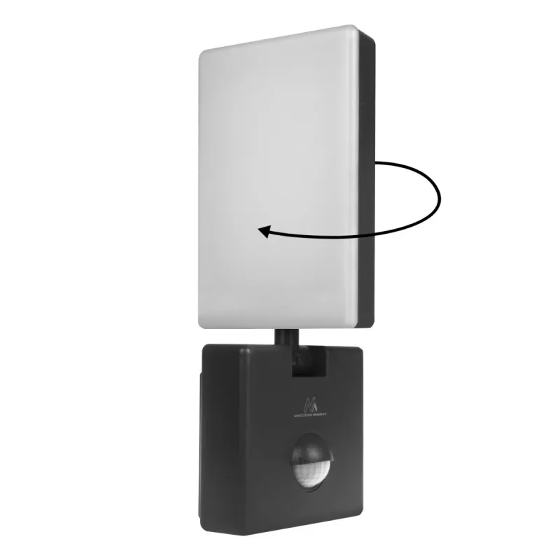 LED floodlight MACLEAN MCE516 10W with PIR motion sensor, 800 lm
