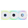 Fan Lian Li UNI FAN SL Wireless 120 12 cm White 3 pc(s) 28.5 dB 64.05 cfm