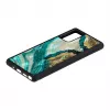 Protective phone case iKins for Samsung Galaxy Note 20 — Aqua Agate design