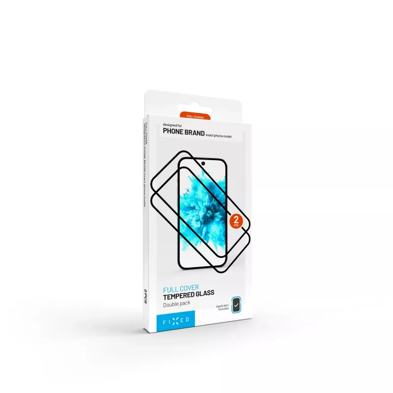 Tempered Glass Screen Protector FIXED Full Cover 2.5D for Samsung Galaxy S26, 2 pcs, black
