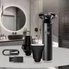 Shaving kit Maestro MR-676 3-in-1 USB rechargeable compact design