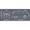 Cobi Model Kit Volkswagen T2b Ambulance 1:35 scale grey